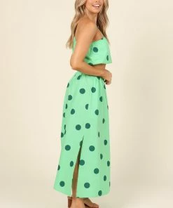 PUP4 Clothing Phillipa Skirt - Green Spot