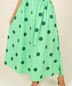 PUP4 Clothing Phillipa Skirt - Green Spot