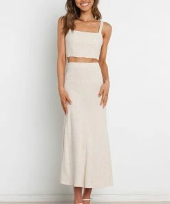 PUP3 Pierie Skirt - Beige Clothing