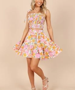 PUP50 Raffael Mini Skirt - Pink Floral