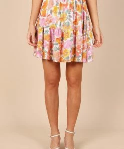 PUP50 Raffael Mini Skirt - Pink Floral