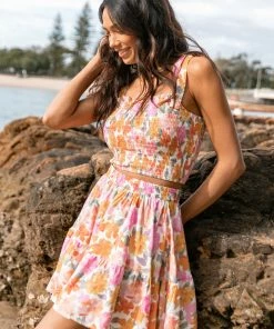 PUP50 Raffael Mini Skirt - Pink Floral