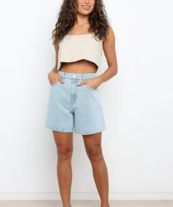 PUP16 Reiko Shorts - Light Blue Denim