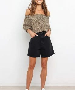 PUP16 Clothing Reiko Shorts - Washed Black