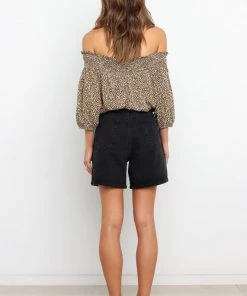 PUP16 Clothing Reiko Shorts - Washed Black