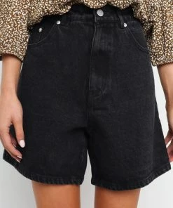PUP16 Clothing Reiko Shorts - Washed Black