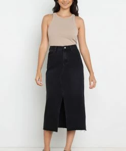 PUP51 Roman Skirt - Black Wash