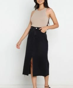 PUP51 Roman Skirt - Black Wash