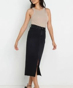 PUP51 Roman Skirt - Black Wash