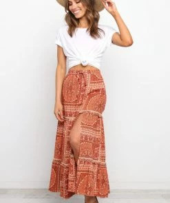 PUP51 Clothing Rosie Skirt - Rust