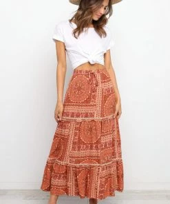 PUP51 Clothing Rosie Skirt - Rust