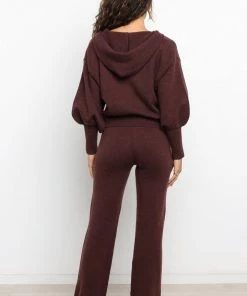 PUP52 Shalini Pants - Chocolate Brown Clothing