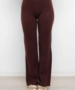 PUP52 Shalini Pants - Chocolate Brown Clothing