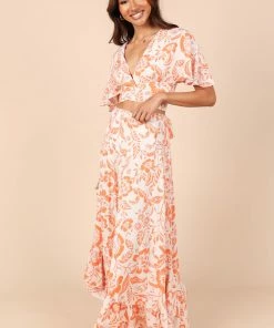 PUP50 Sharny Midi Skirt - Orange