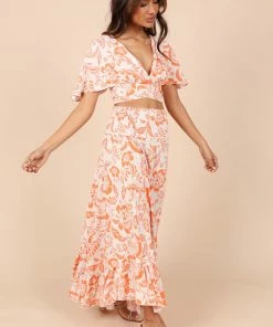 PUP50 Sharny Midi Skirt - Orange