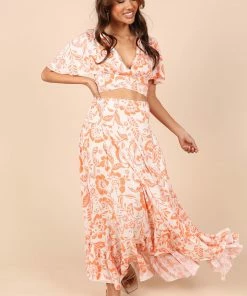 PUP50 Sharny Midi Skirt - Orange