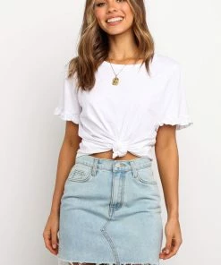 PUP5 Spring Skirt - Light Wash