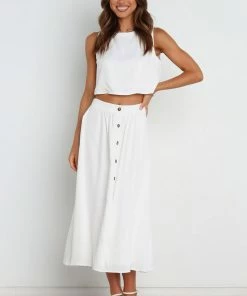 PUP14 Sutton Skirt - White For The Bride