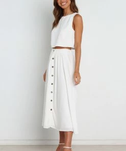 PUP14 Sutton Skirt - White For The Bride