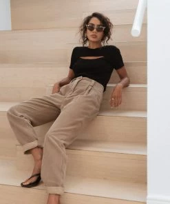 PUP55 Talaren Pant - Brown Clothing