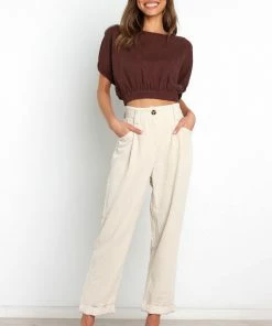 PUP55 Talaren Pant - Cream Clothing