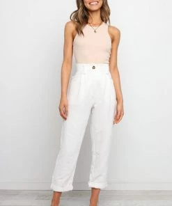 PUP55 For The Bride Talaren Pant - White
