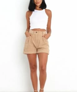 PUP55 Talaren Shorts - Beige Clothing