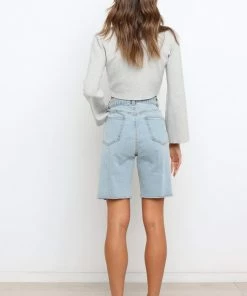 PUP55 Clothing Tammy Shorts - Light Wash