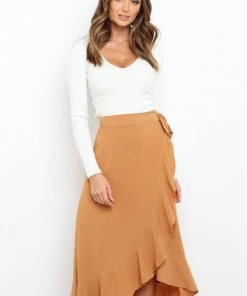 PUP8 Tiffy Skirt - Tan Clothing