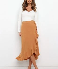 PUP8 Tiffy Skirt - Tan Clothing