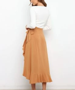 PUP8 Tiffy Skirt - Tan Clothing