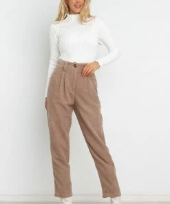 PUP55 Tilly Pants - Brown Clothing