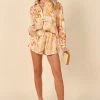 PUP27 Tropicana Short - Citrus Floral