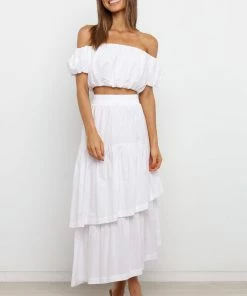 PUP3 For The Bride Weatheril Skirt - White