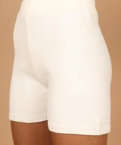 PUP4 Whistler Knit Shorts - White