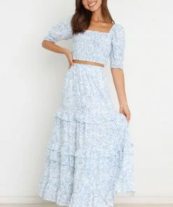 PUP9 Zoe Skirt - Blue Clothing