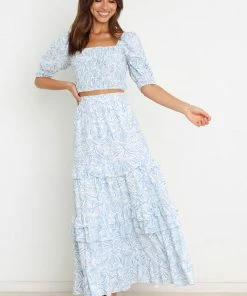 PUP9 Zoe Skirt - Blue Clothing