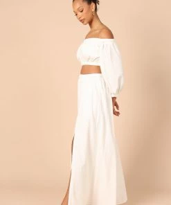 PUP9 For The Bride Zora Maxi Skirt - White