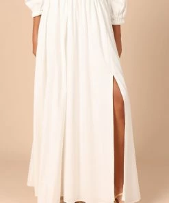 PUP9 For The Bride Zora Maxi Skirt - White