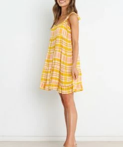 PUP52 Aaliyah Dress - Yellow