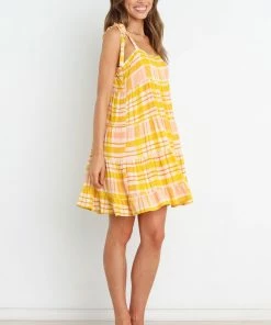 PUP52 Aaliyah Dress - Yellow