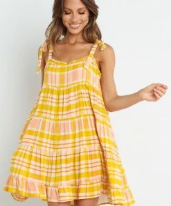 PUP52 Aaliyah Dress - Yellow