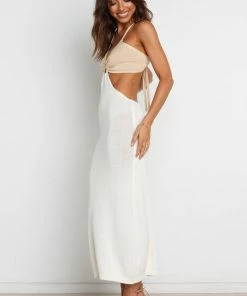 PUP3 Dresses Adele Dress - Beige/White