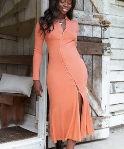 PUP3 Adriana Dress - Rust Dresses