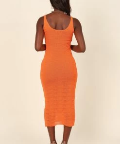 PUP4 Aleah Dress - Orange Dresses
