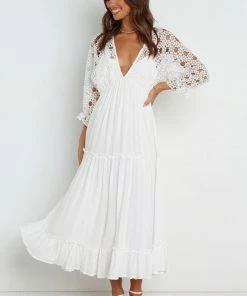 PUP58 Alia Dress - White Dresses
