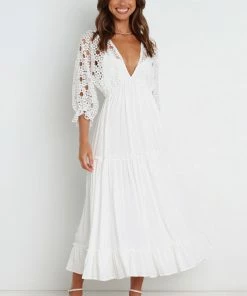 PUP58 Alia Dress - White Dresses