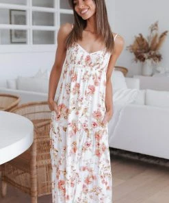 PUP3 Amarlie Dress - White Floral Dresses