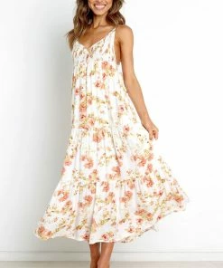 PUP3 Amarlie Dress - White Floral Dresses