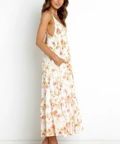 PUP3 Amarlie Dress - White Floral Dresses